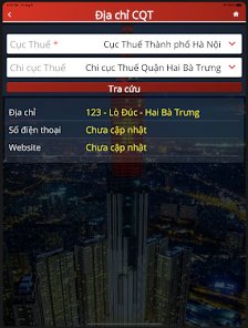 Địa chỉ CQT